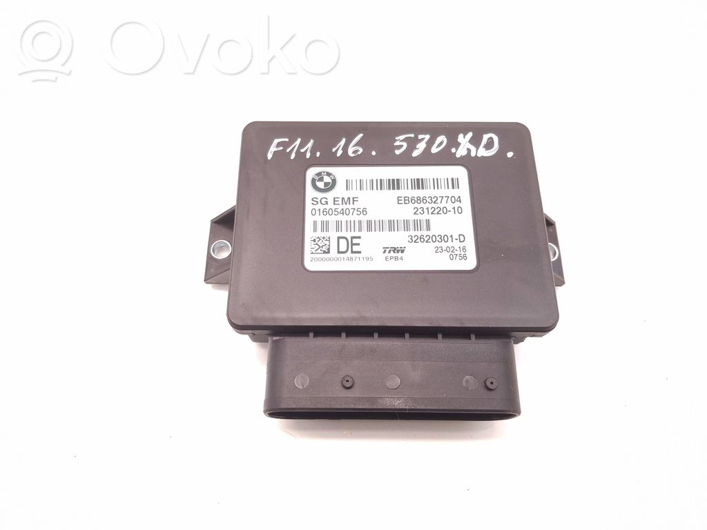 BMW 5 F10 F11 Modul de control frână de mână 
