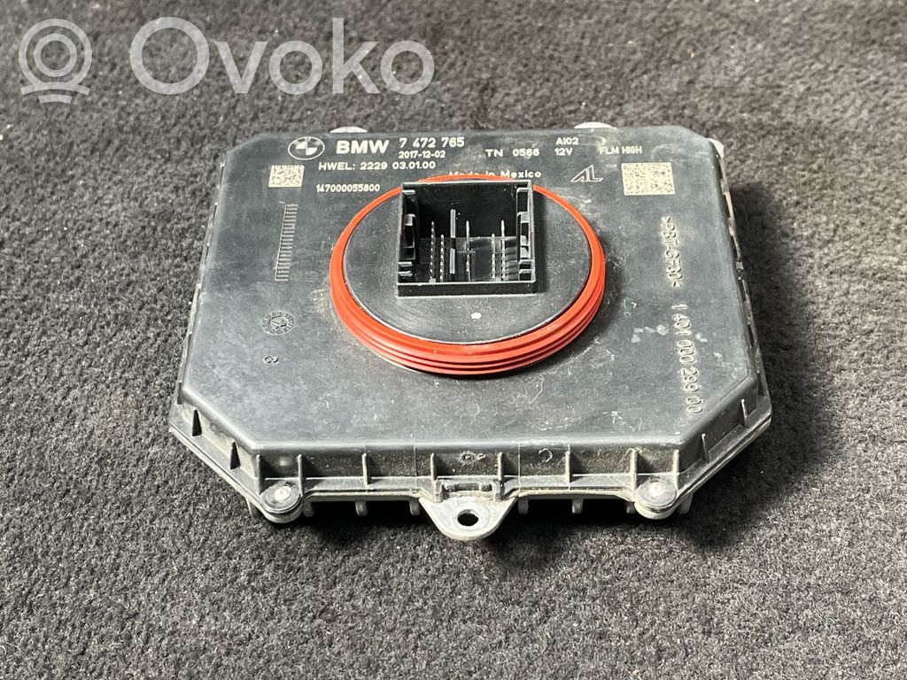 BMW X3 G01 Módulo de control de balasto LED 