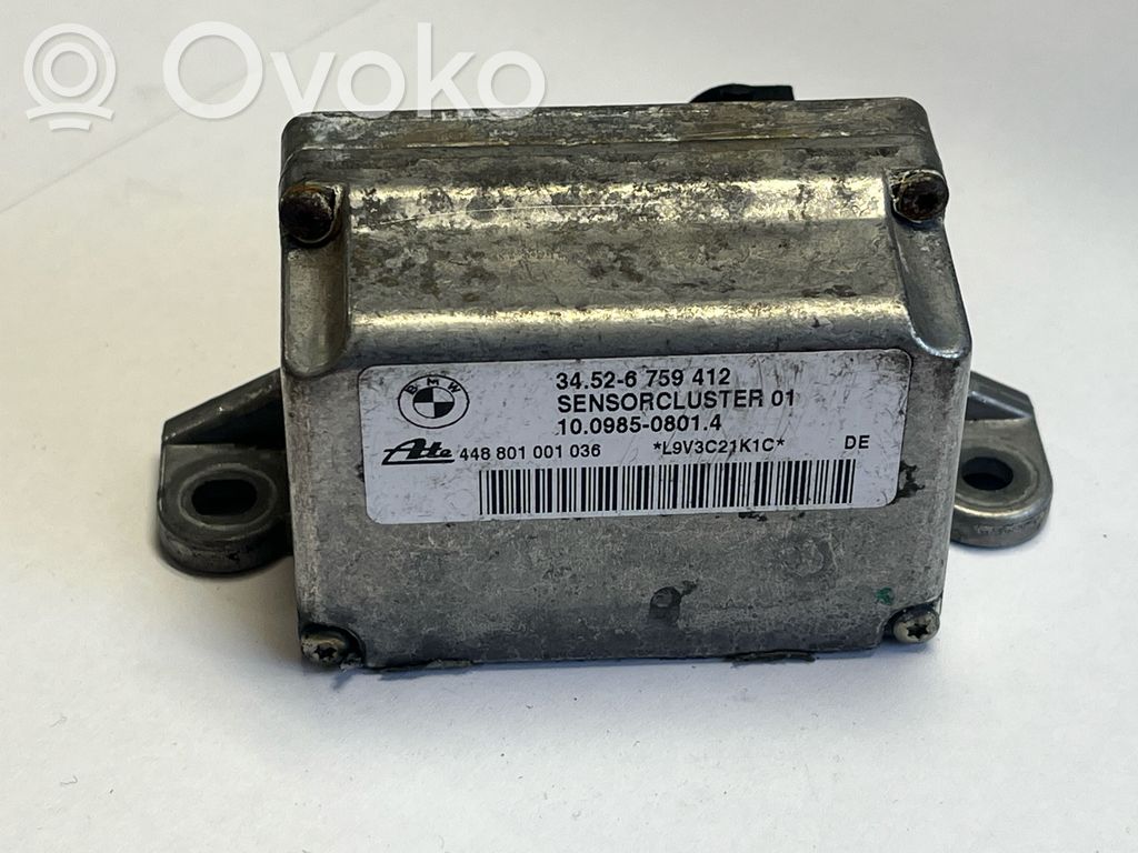 BMW Z4 E85 E86 ESP acceleration yaw rate sensor 