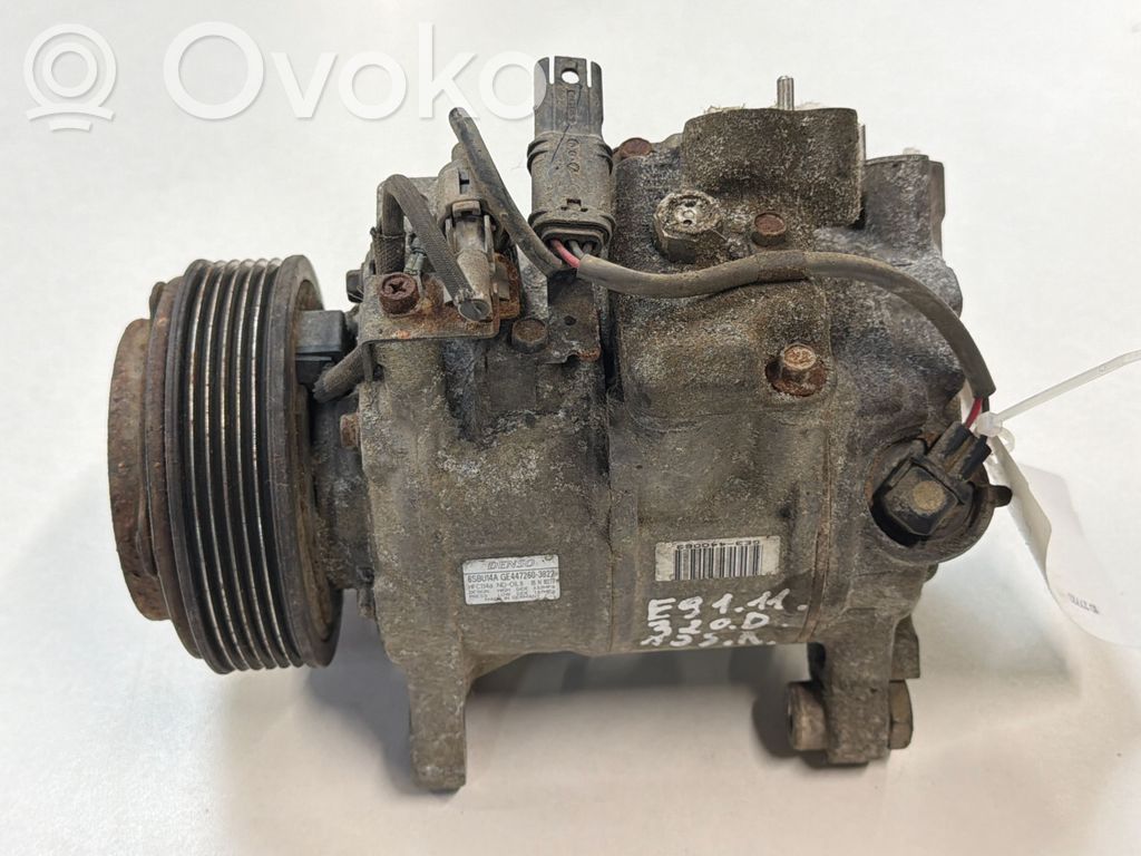 BMW 3 E90 E91 Ilmastointilaitteen kompressorin pumppu (A/C) 