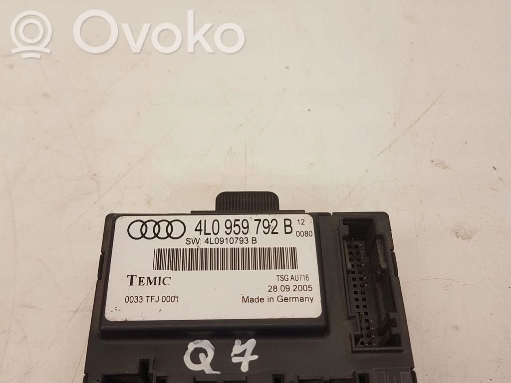 Door control unit/module   4L0959792B