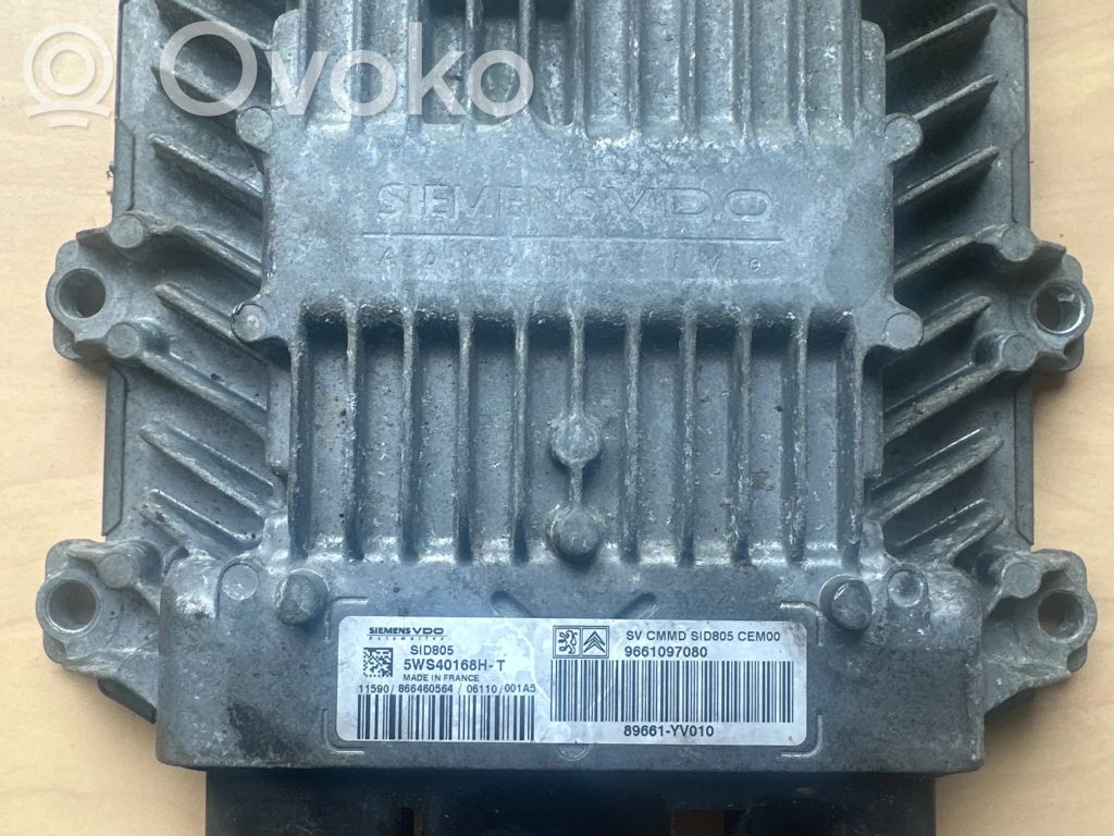 Engine control unit/module   89661YV010,5WS40168HT,9661097080