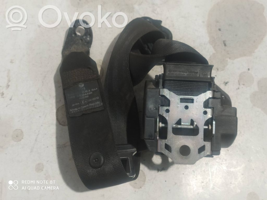 Volkswagen Polo IV 9N3 Cintura di sicurezza posteriore 
