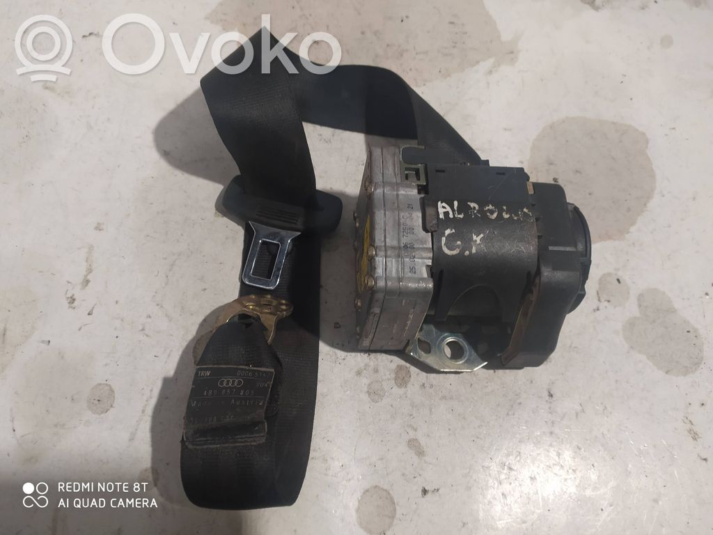 Cinturón trasero   4B9857805,00065157