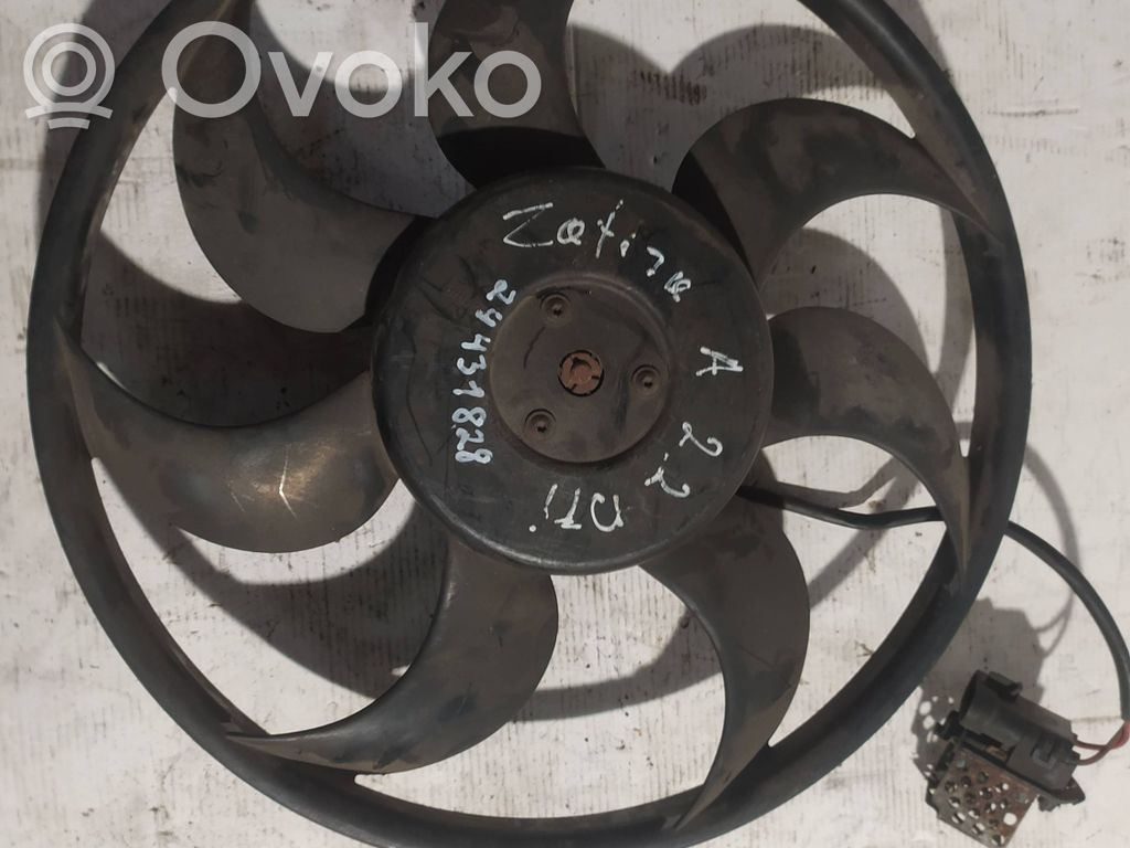 Opel Zafira A Elektrinis radiatorių ventiliatorius 