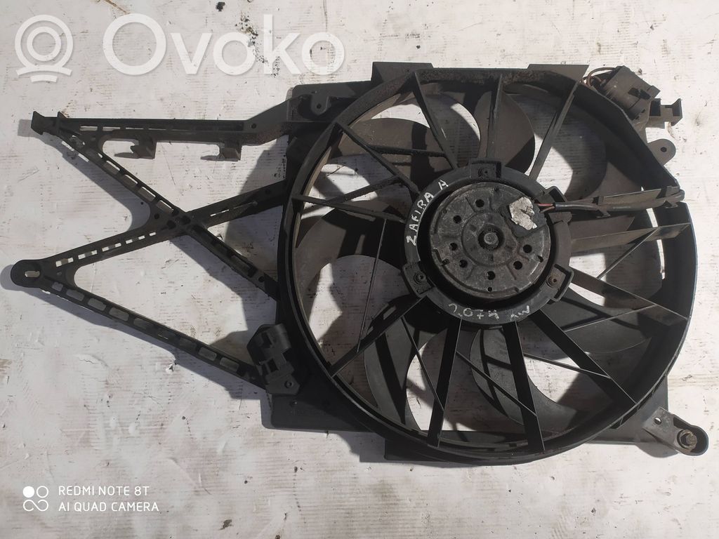 Opel Zafira A Osłona wentylatora chłodnicy 