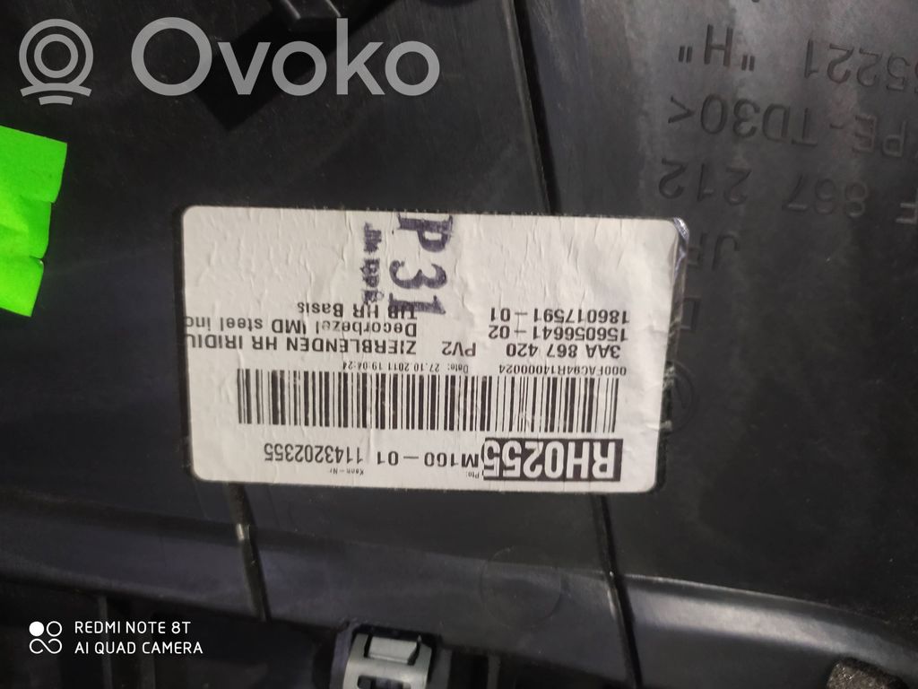 Volkswagen PASSAT B7 Boczki / Poszycie drzwi tylnych 