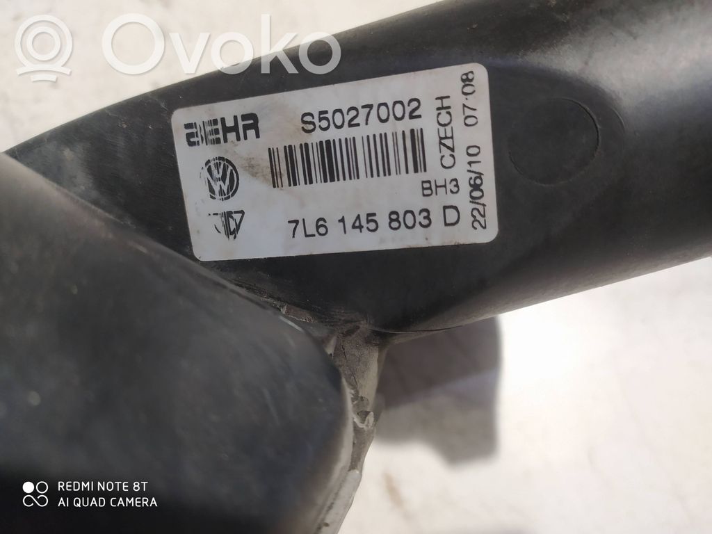 Volkswagen Touareg II Chłodnica powietrza doładowującego / Intercooler 