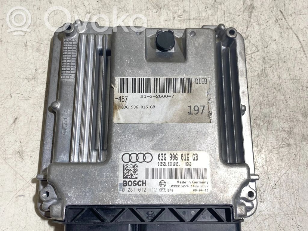 Audi A6 S6 C6 4F Unidad de control/módulo del motor 