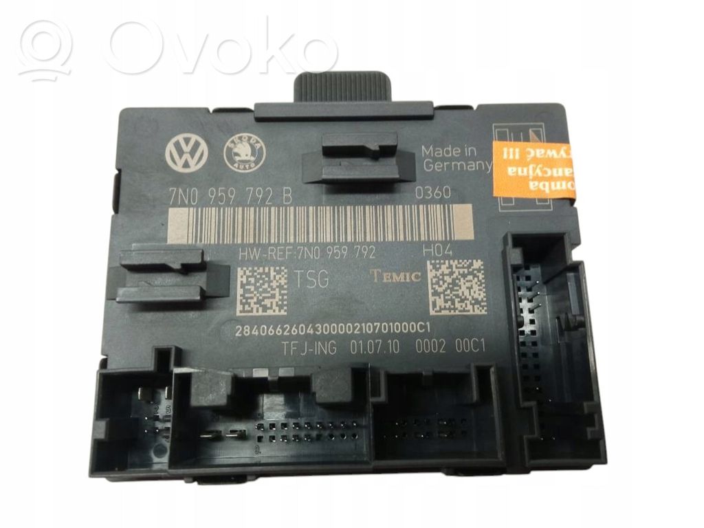 Volkswagen Sharan Other control units/modules 