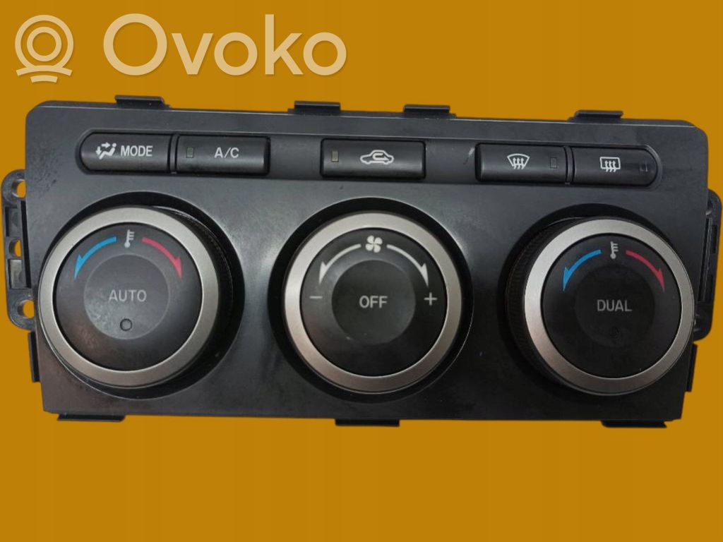 Mazda 6 Gaisa kondicioniera / klimata kontroles / salona apsildes vadības bloks (salonā) 