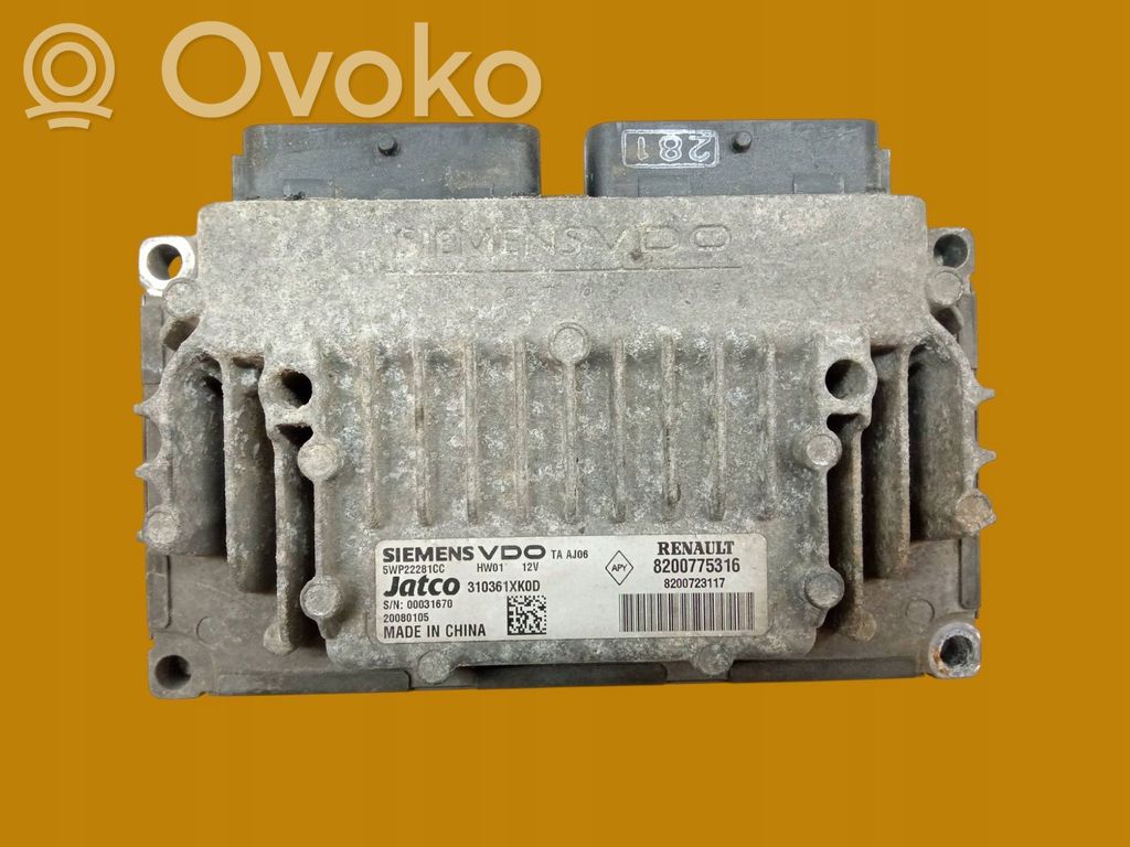 Renault Laguna III Engine control unit/module 