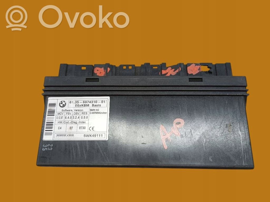 BMW 6 E63 E64 Other control units/modules 