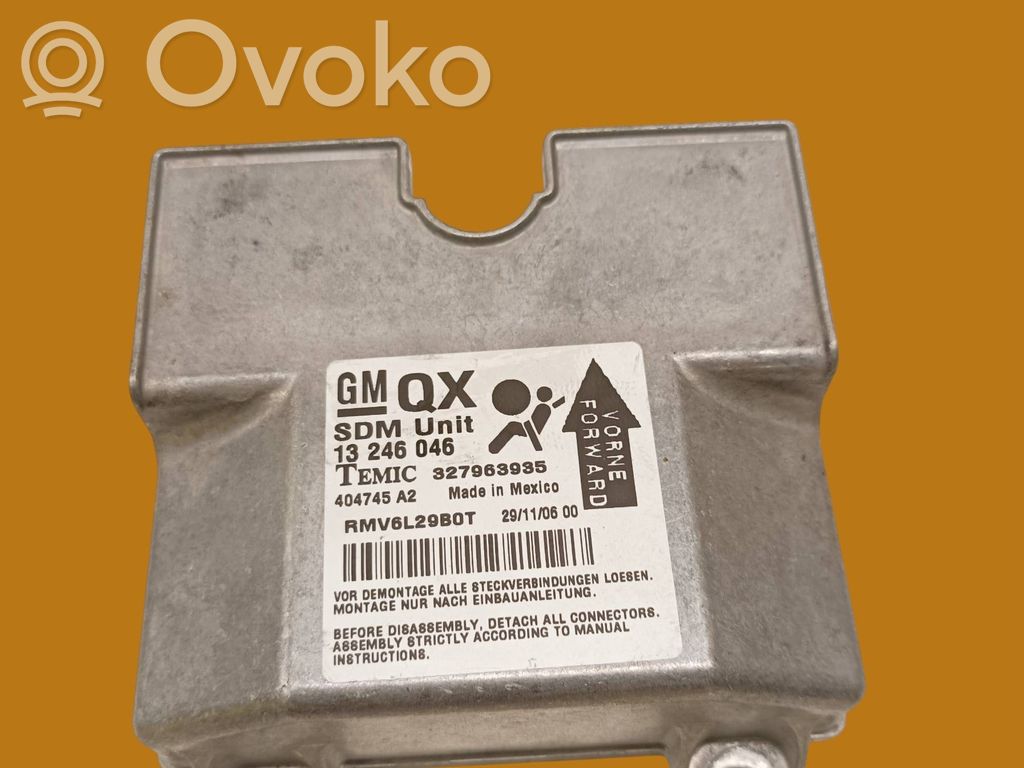 Centralina/modulo airbag   13246046