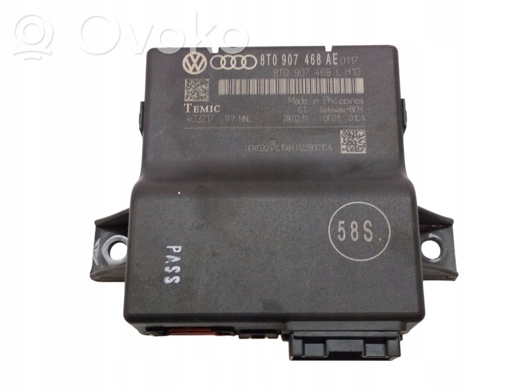 Audi A4 S4 B8 8K Otras unidades de control/módulos 