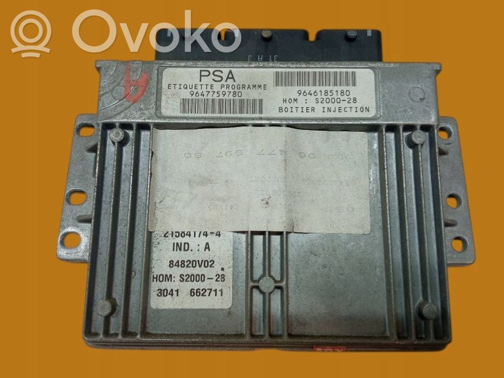 Peugeot 207 Engine control unit/module 