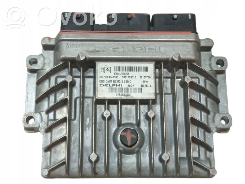 Peugeot 407 Engine control unit/module 