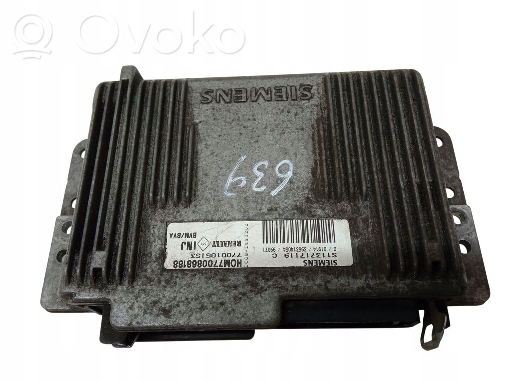 Engine control unit/module   7700105153,114KM
