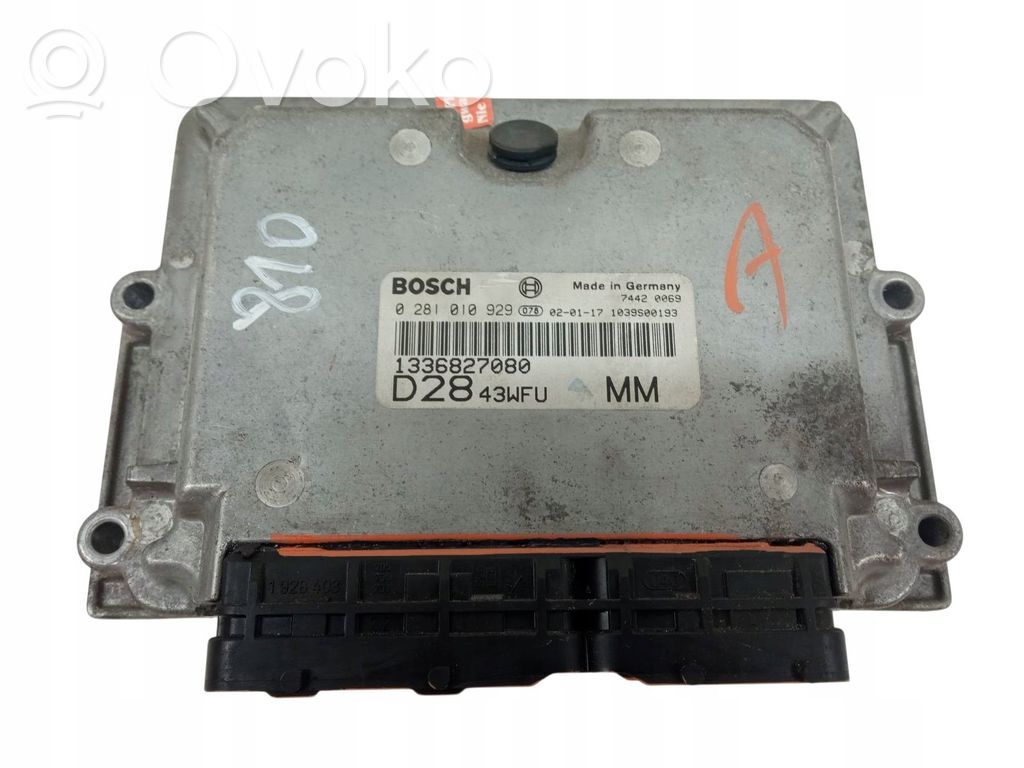 Citroen Jumper Engine control unit/module 