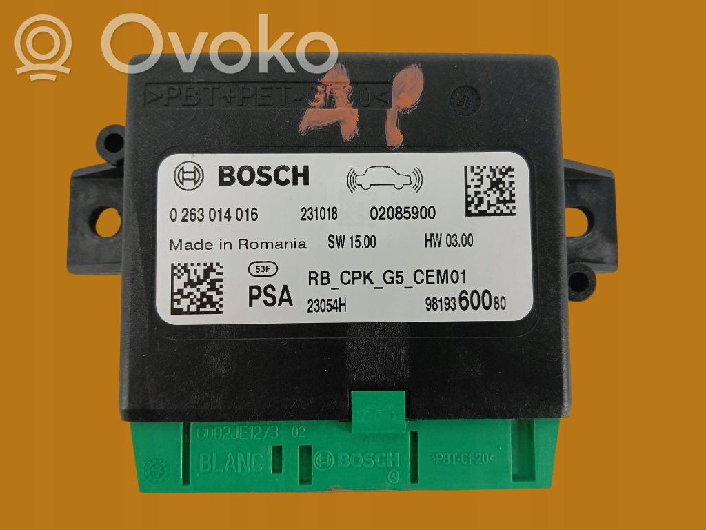 Sonstige Steuergeräte / Module   0263014016