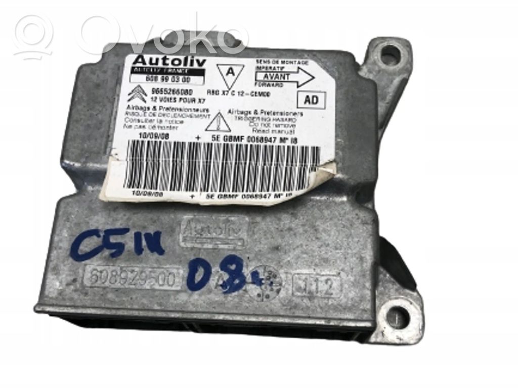 Airbag control unit/module   9663123380