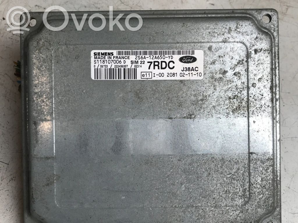 Ford Fiesta Engine control unit/module 