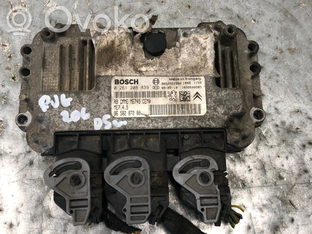 Peugeot 206 CC Engine control unit/module ECU 