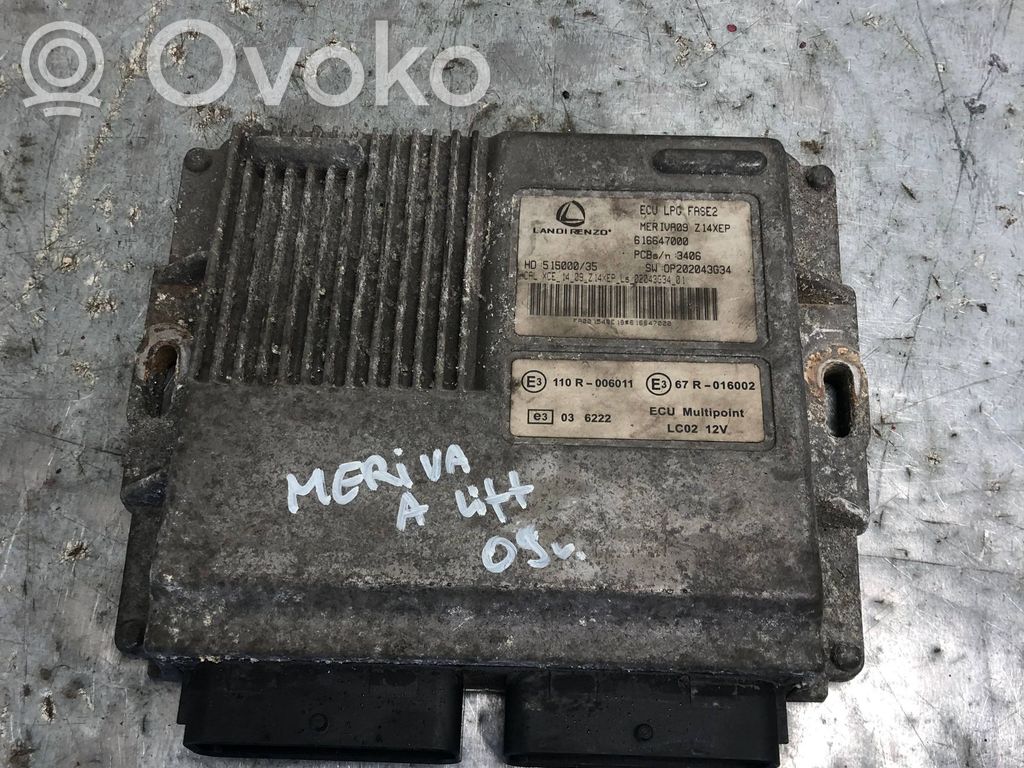Opel Meriva A Other control units/modules 