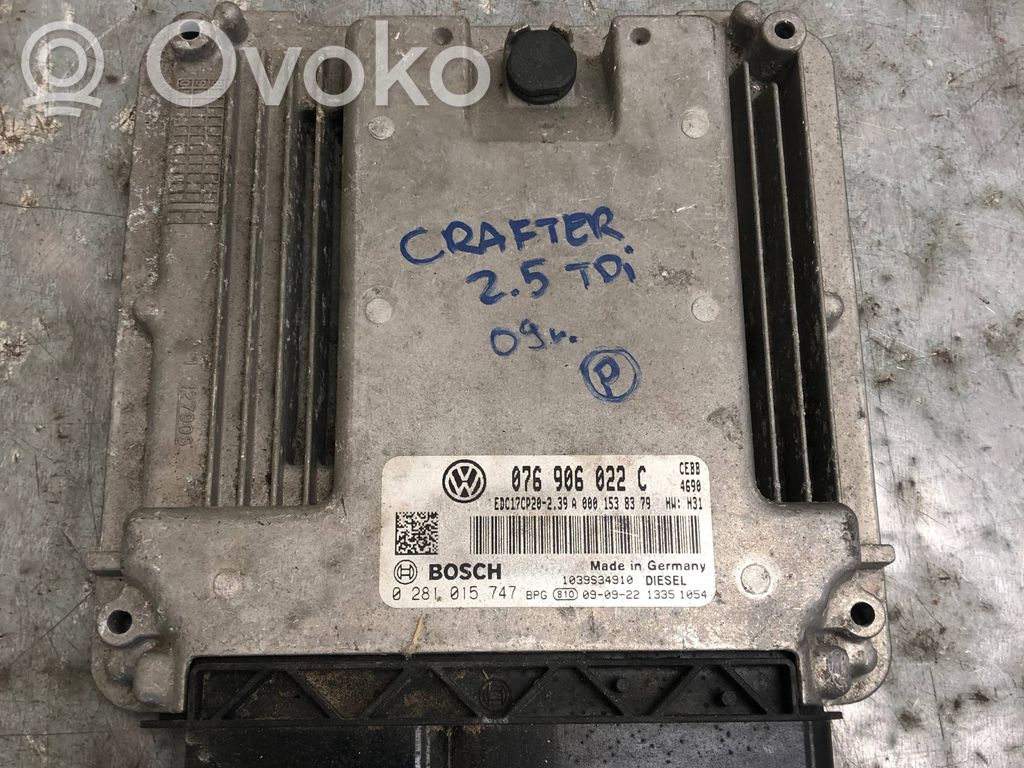 Volkswagen Crafter Engine control unit/module ECU 