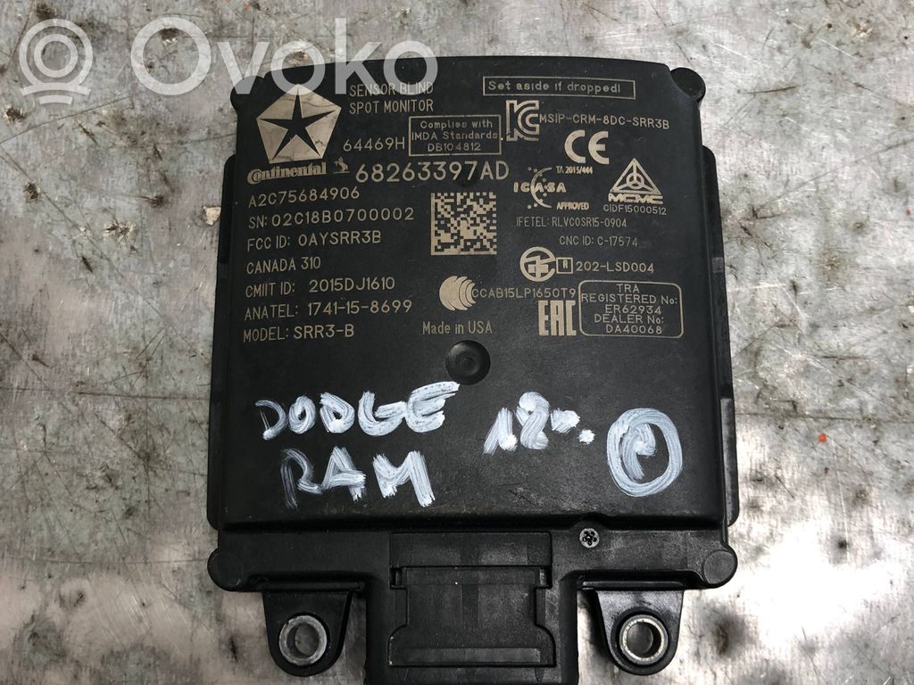 Dodge RAM Blind spot module 