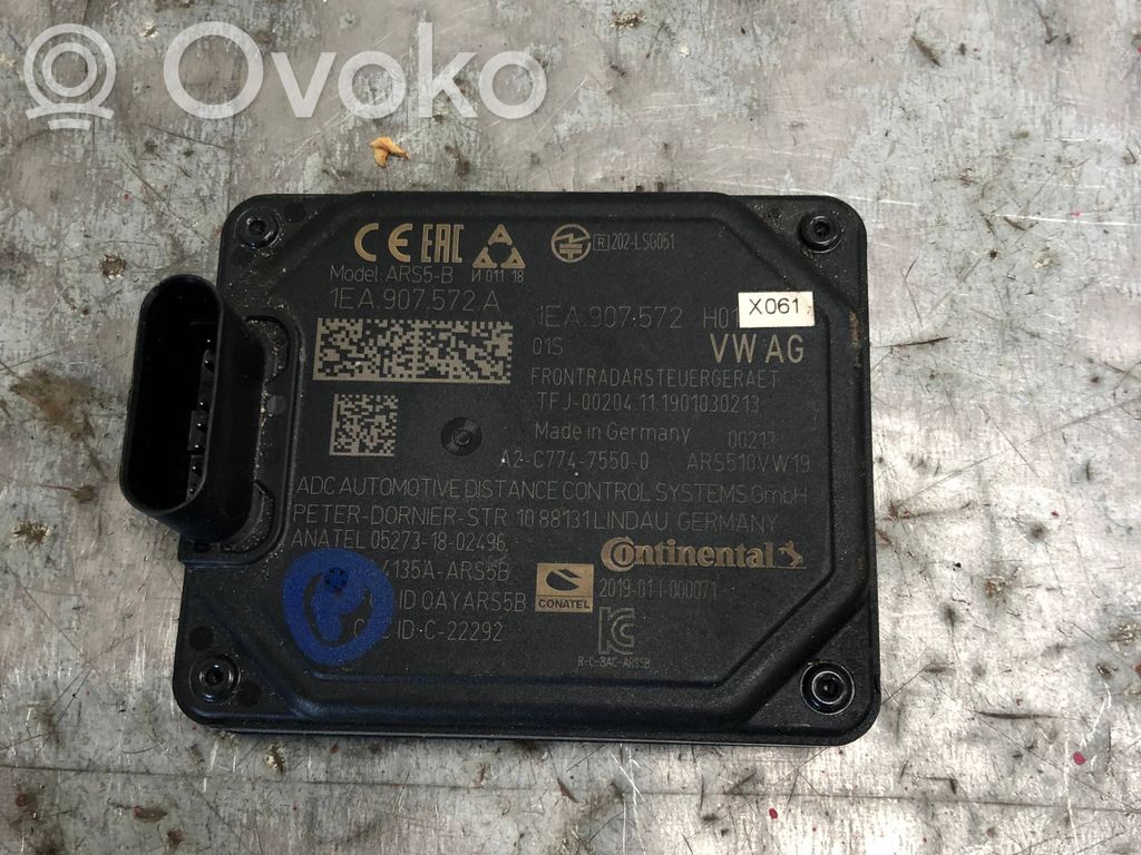Sensor de radar Distronic   1EA907572A,1EA907572A