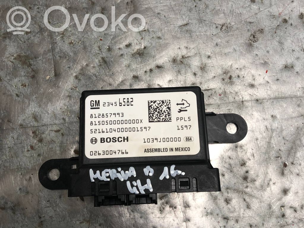 Opel Meriva B Parkošanas (PDC) vadības bloks 