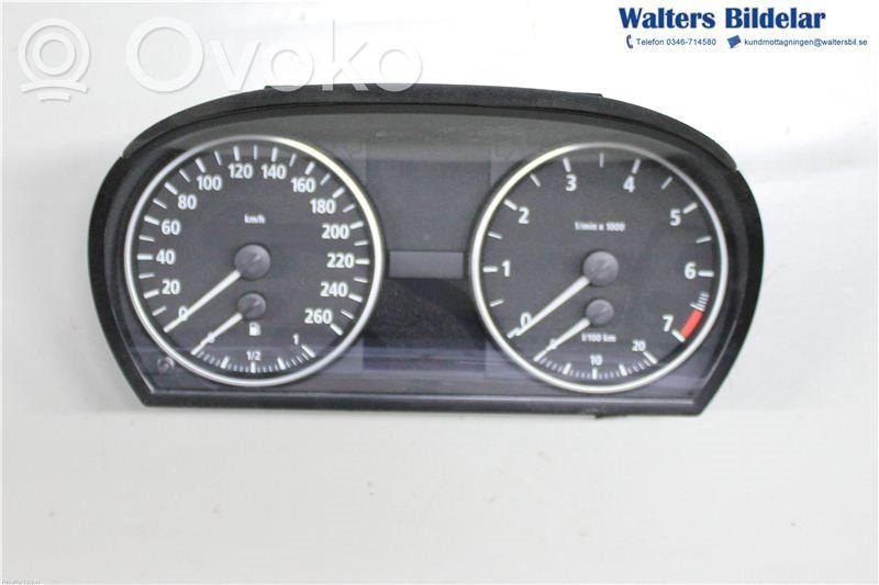 BMW 3 E90 E91 Speedometer (instrument cluster) 