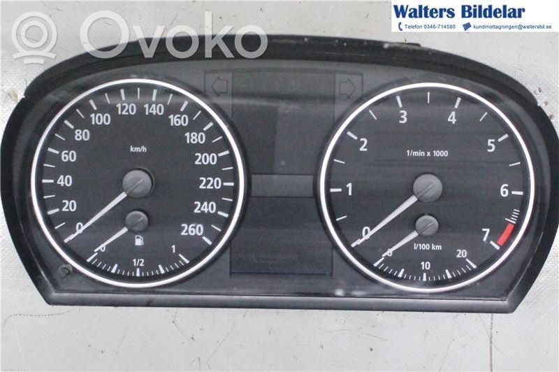 BMW 3 E90 E91 Speedometer (instrument cluster) 