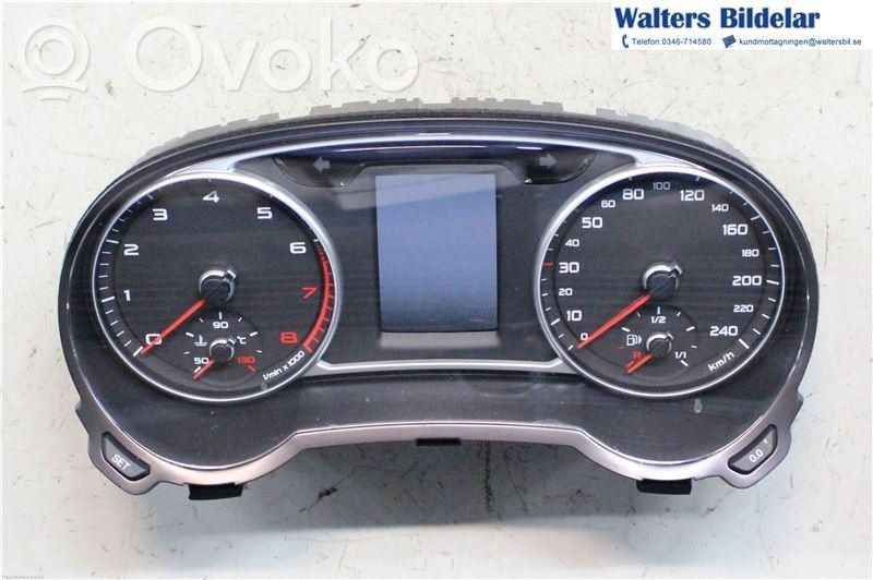 Audi A1 Spidometrs (instrumentu panelī) 
