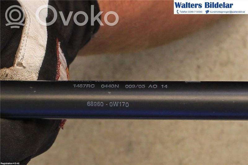 Toyota Corolla E120 E130 Tailgate strut 