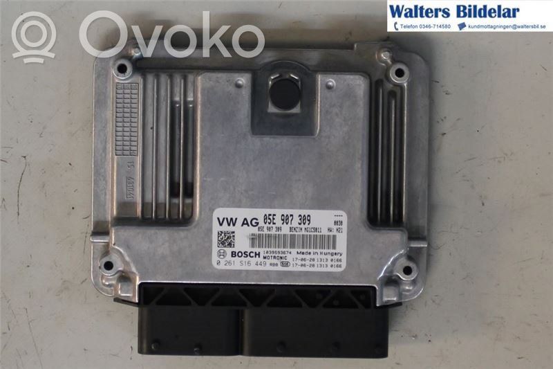 Injection control unit/module   05E906018A,0261S16449,05E907309