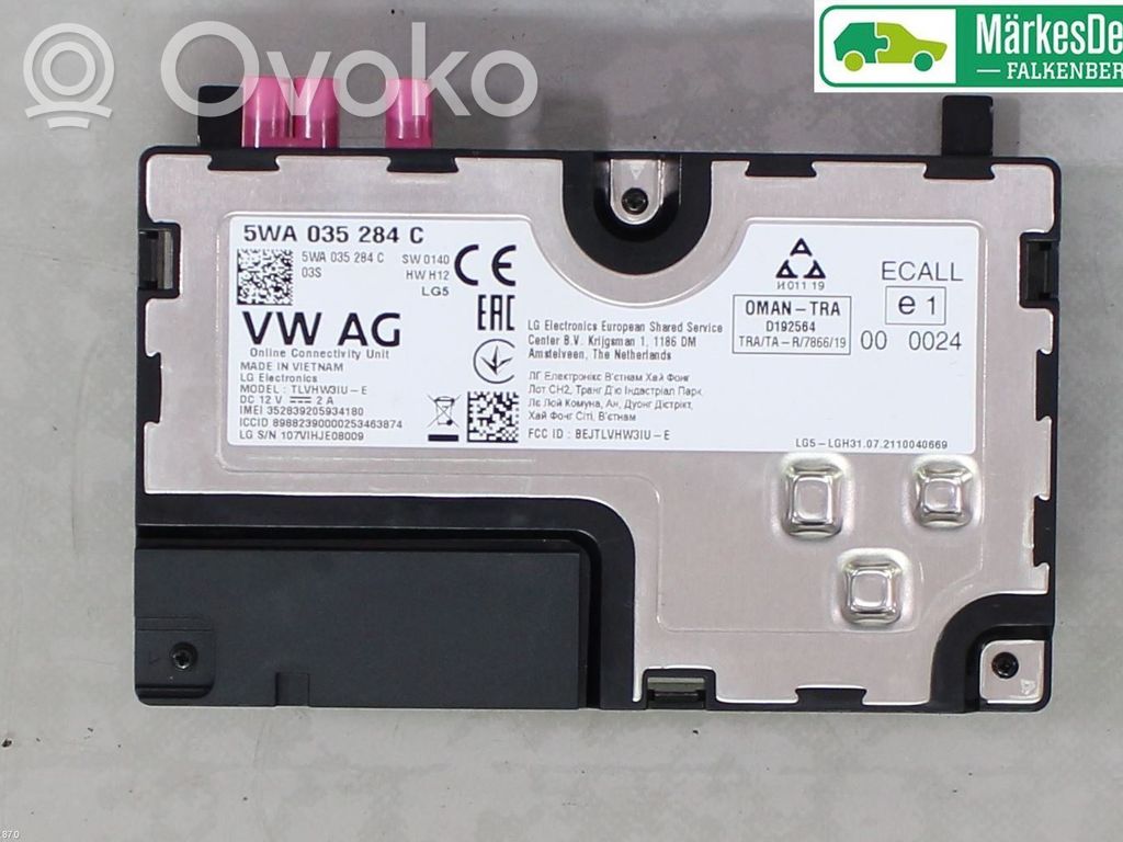 Autres unités de commande / modules   5WA035284C,5WA035284C,5WA035284C