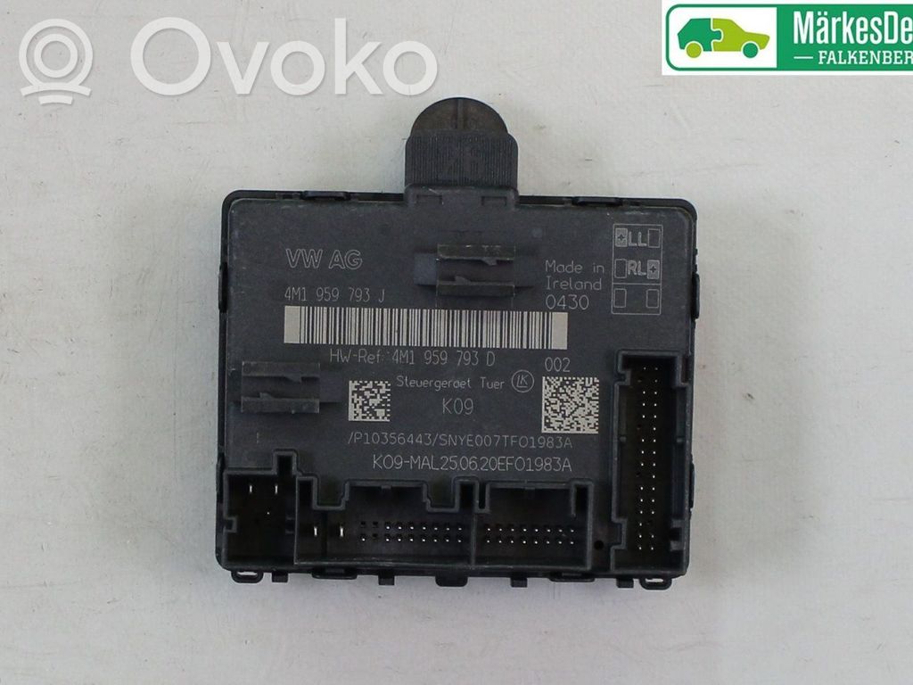 Audi A6 S6 C8 4K Oven ohjainlaite/moduuli 