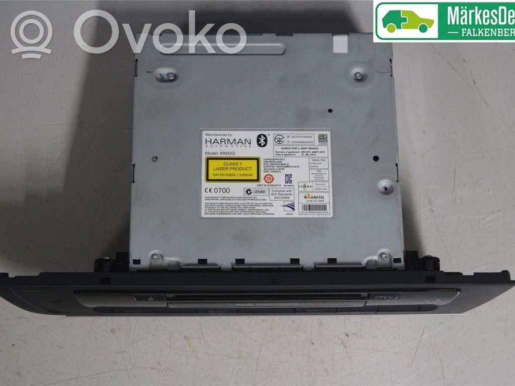 Audi A6 Allroad C7 Panel / Radioodtwarzacz CD/DVD/GPS 