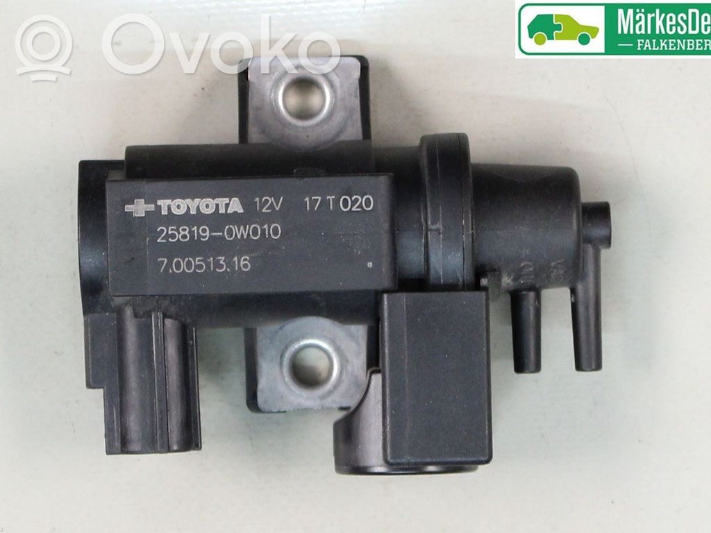 Toyota Auris E180 Válvula de vacío 