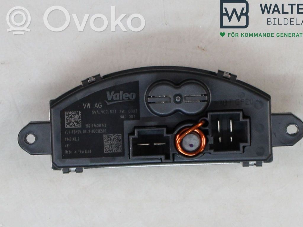 Audi A3 8Y Motor aerotermă/rezistor ventilator