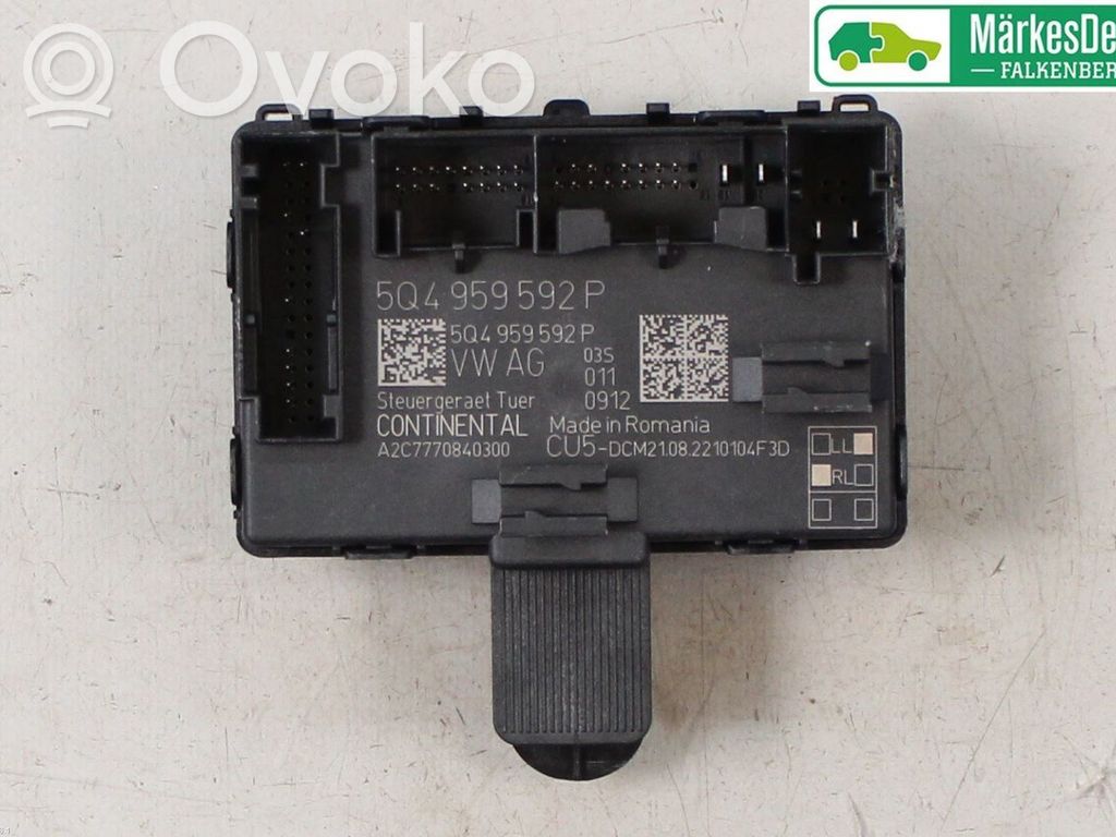 Skoda Superb B8 (3V) Centralina/modulo portiere