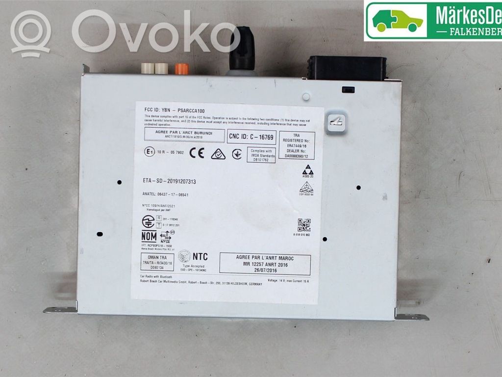 Citroen C3 Panel / Radioodtwarzacz CD/DVD/GPS 