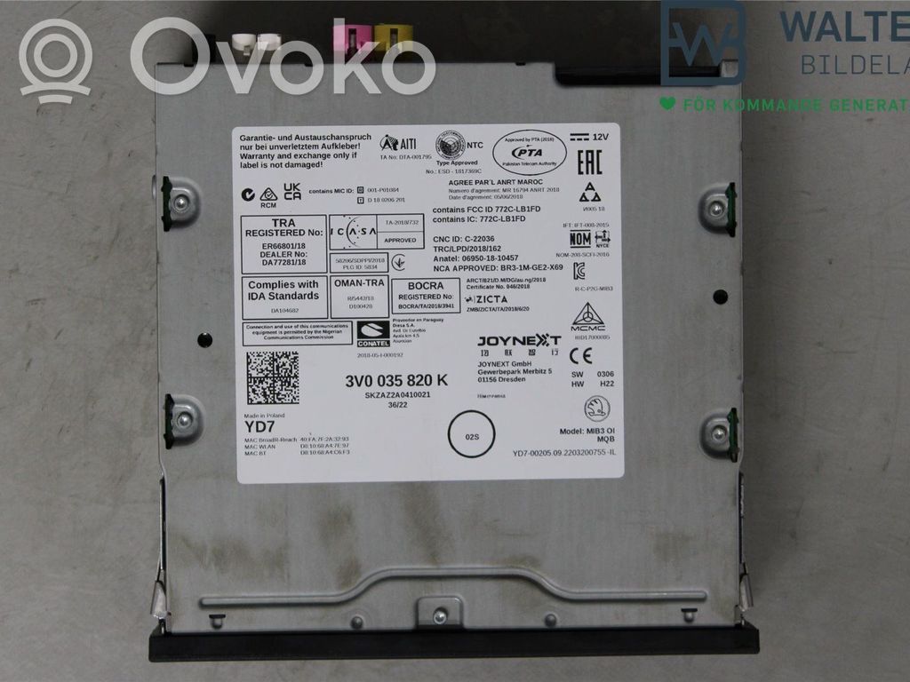 Panel radia   3V0035820K,3V0035820K