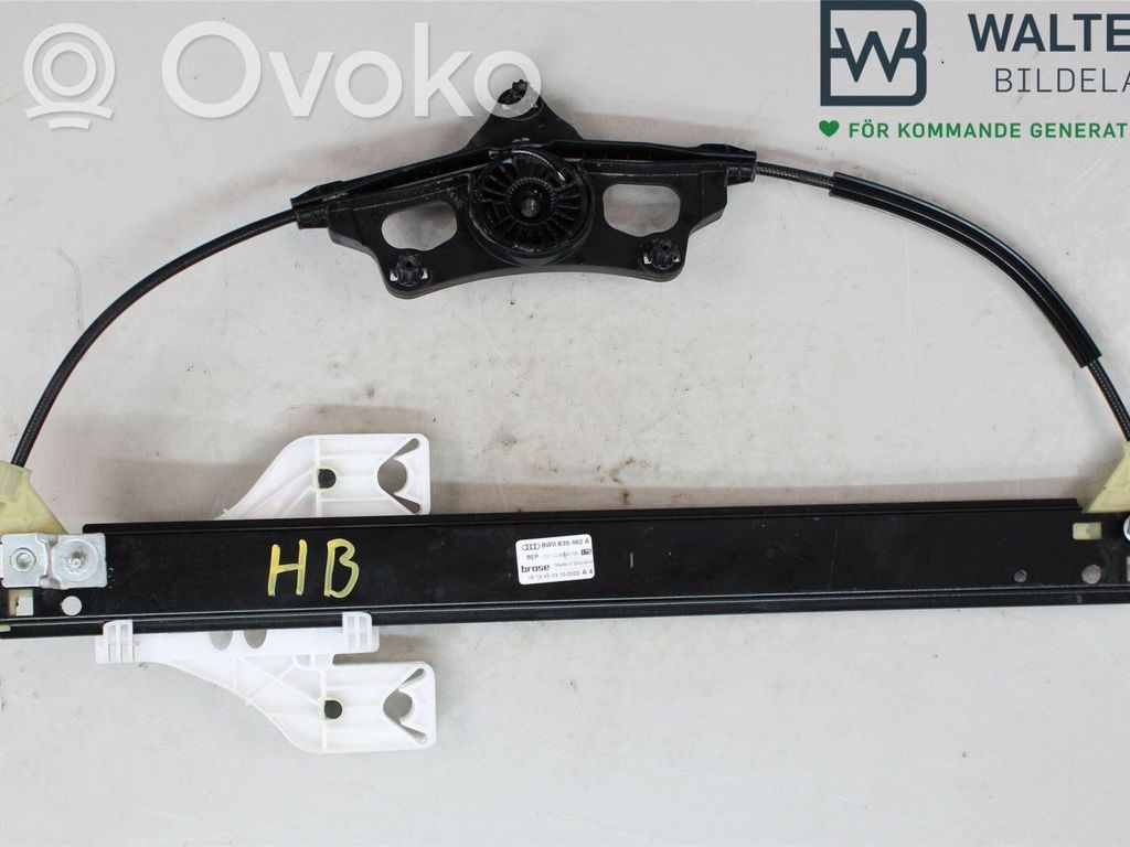 Audi A4 S4 B9 8W Macara geam față fără motor 