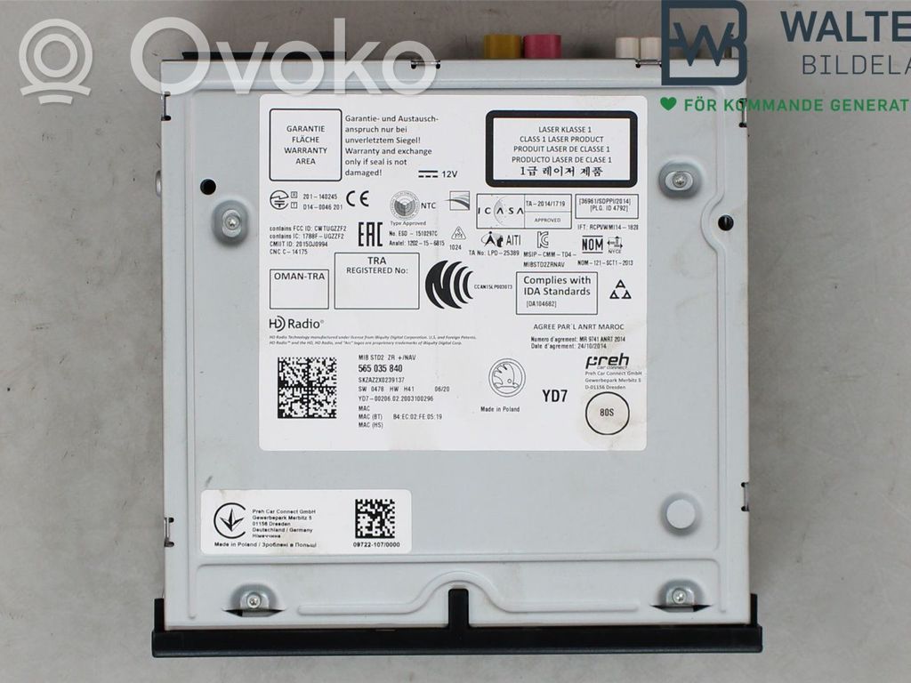 Skoda Octavia Mk3 (5E) Panel radia 