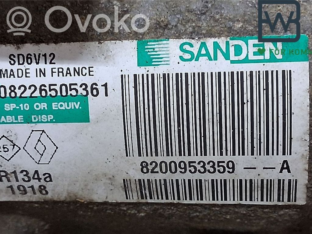 Renault Kangoo II Compressore aria condizionata (A/C) (pompa) 