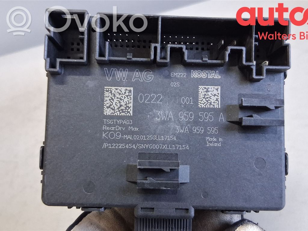 Skoda Superb B9 Unité de commande module de porte
