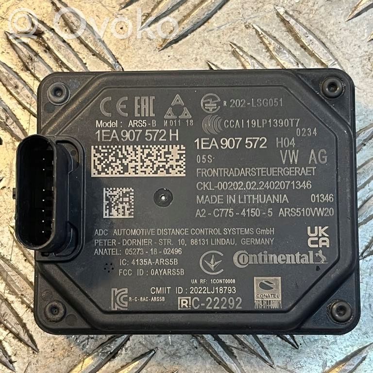 Volkswagen ID.3 Sensor de radar Distronic 